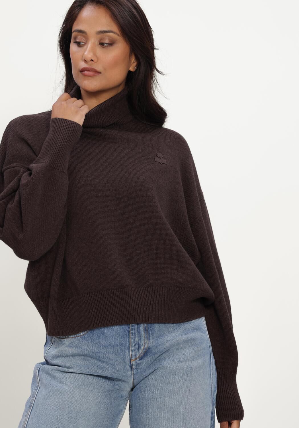 Bruine ISABEL MARANT Trui NASHA PULLOVER - large