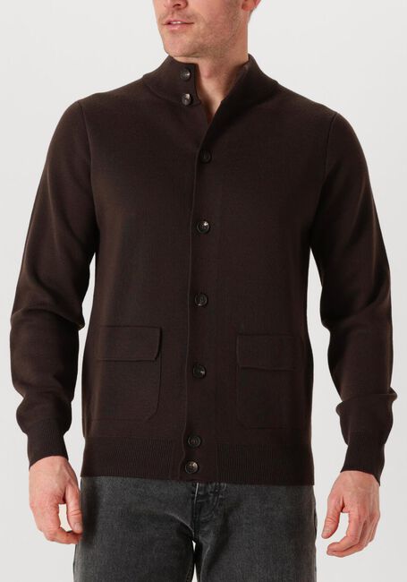 Bruine FILIPPO DE LAURENTIIS Vest BLUSOTTO BOTT. ML - large