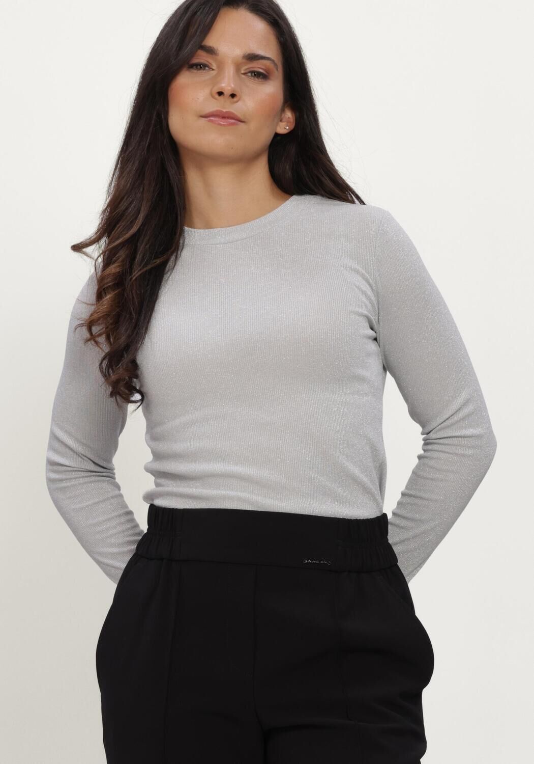 Zilveren MARC CAIN COLLECTION Top T-SHIRT - large