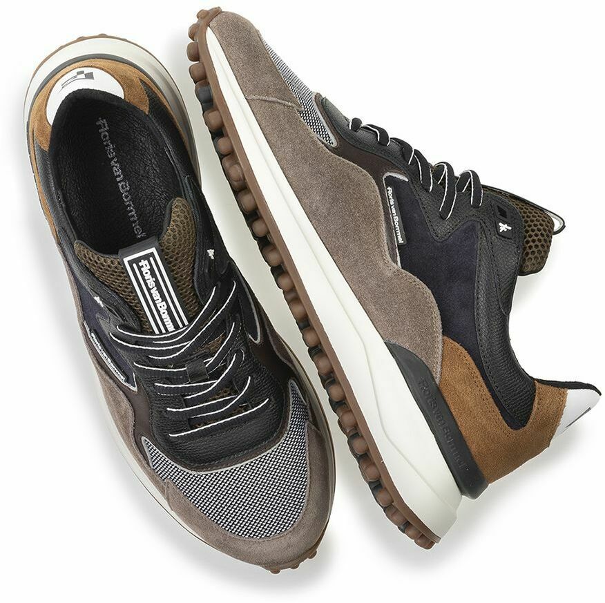 Taupe FLORIS VAN BOMMEL Lage sneakers SFM-10129 - large