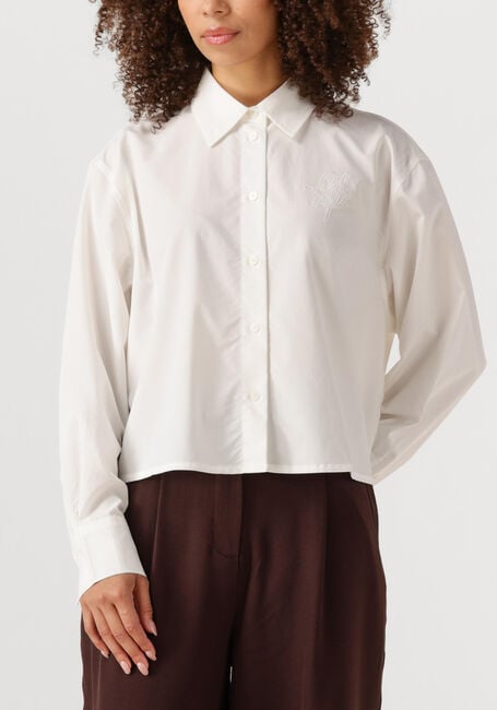 Witte OLAF HUSSEIN Blouses MONOGRAM SHIRT - large