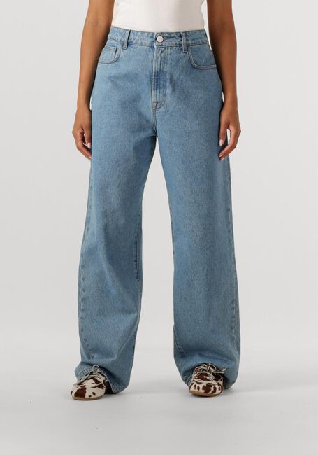 Blauwe ROHE Wide jeans BAGGY FIT DENIM - large