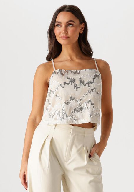 Ecru GESTUZ Top GZSAGINA SINGLET TOP - large