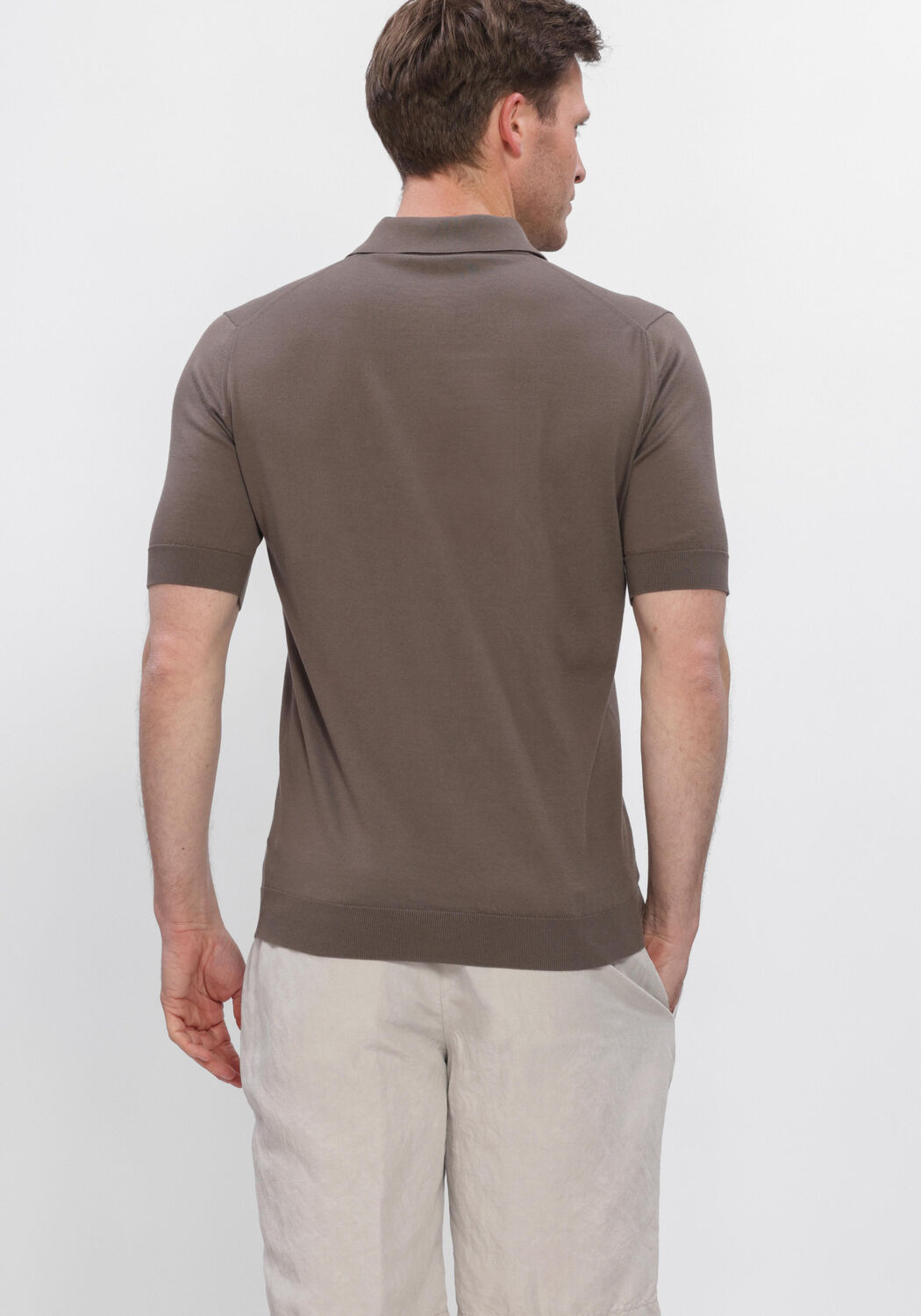 Taupe FILIPPO DE LAURENTIIS Polo POLO MC - large