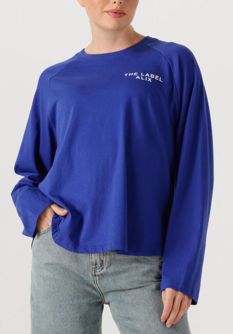 Kobalt ALIX THE LABEL T-shirt LADIES KNITTED RAGLAN LONGSLEEVE - large
