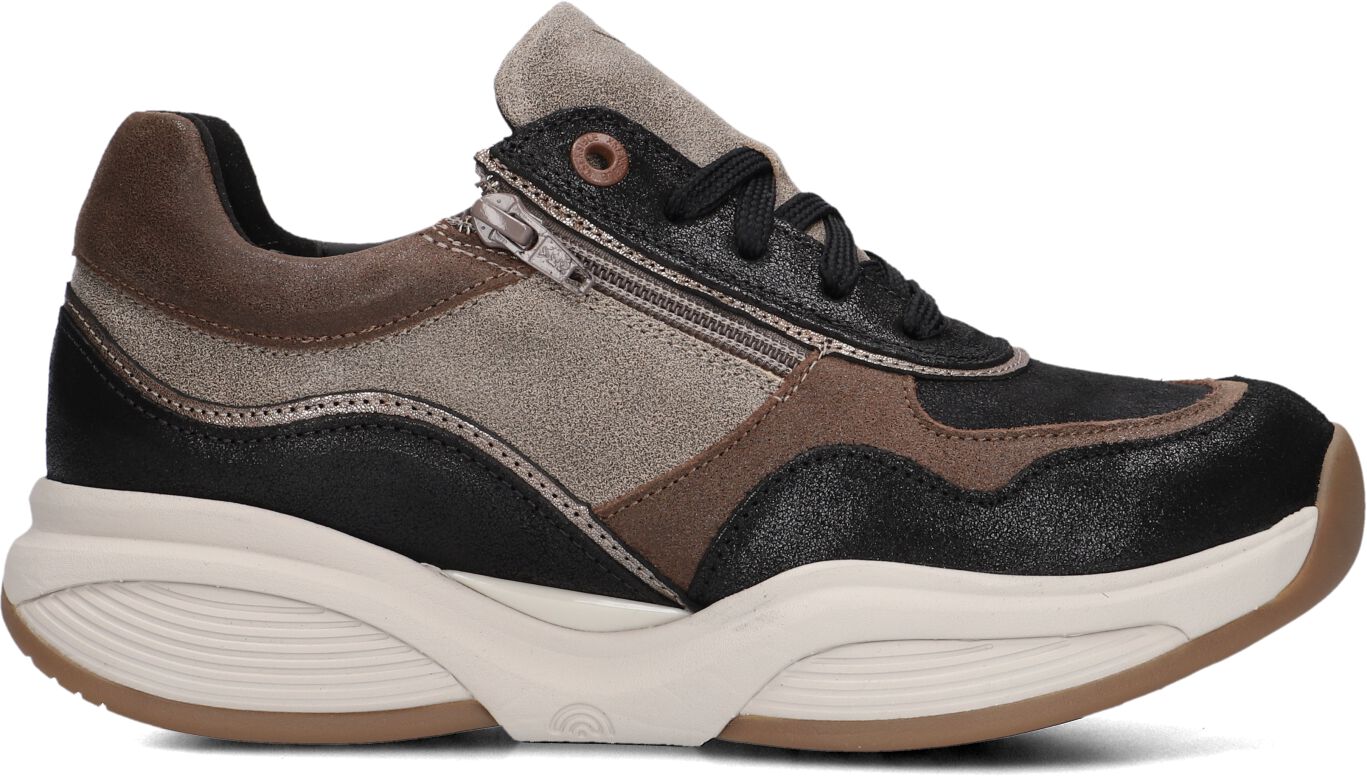 Xsensible Lage Sneakers Dames Combi G Sneaker, Maat: 43, Materiaal: Suède, Kleur: Zwart