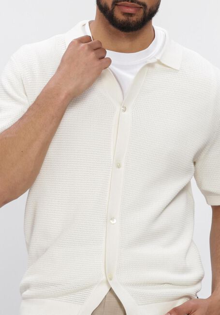 Ecru WAHTS Polo RYANS KNITTED COMBED COTTON - large