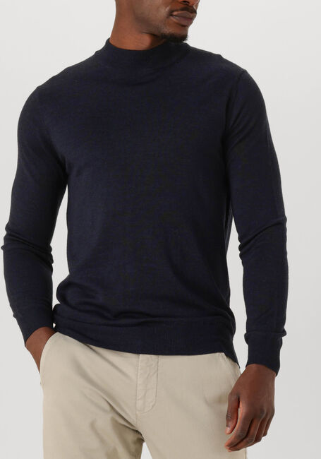 Donkerblauwe STEFANO LAURAN Trui TURTLE - large
