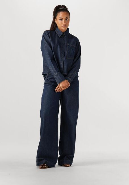 Donkerblauwe IBANA Wide jeans PESHA JEANS - large