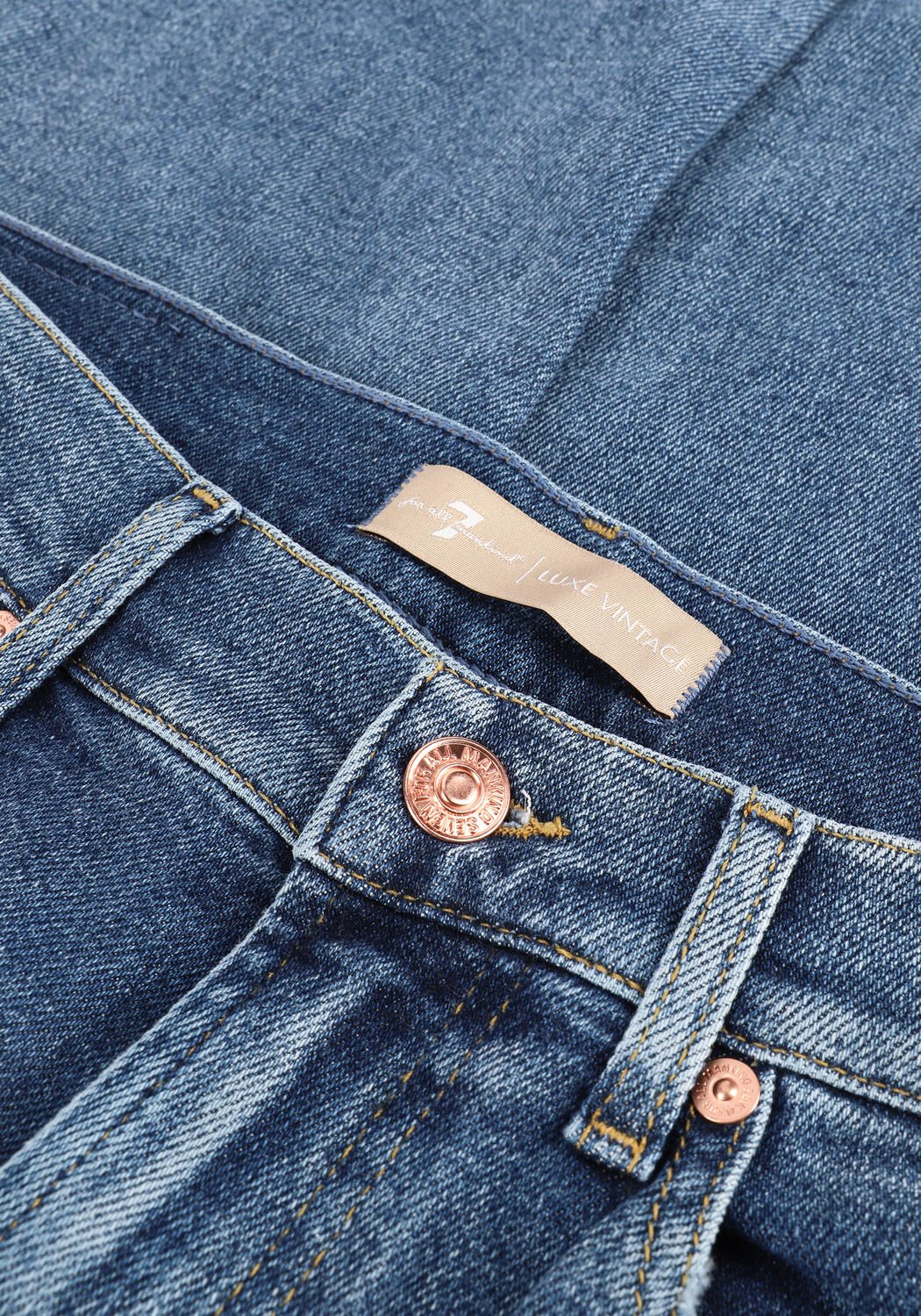 Blauwe 7 FOR ALL MANKIND Straight leg jeans ROXANNE ANKE - large