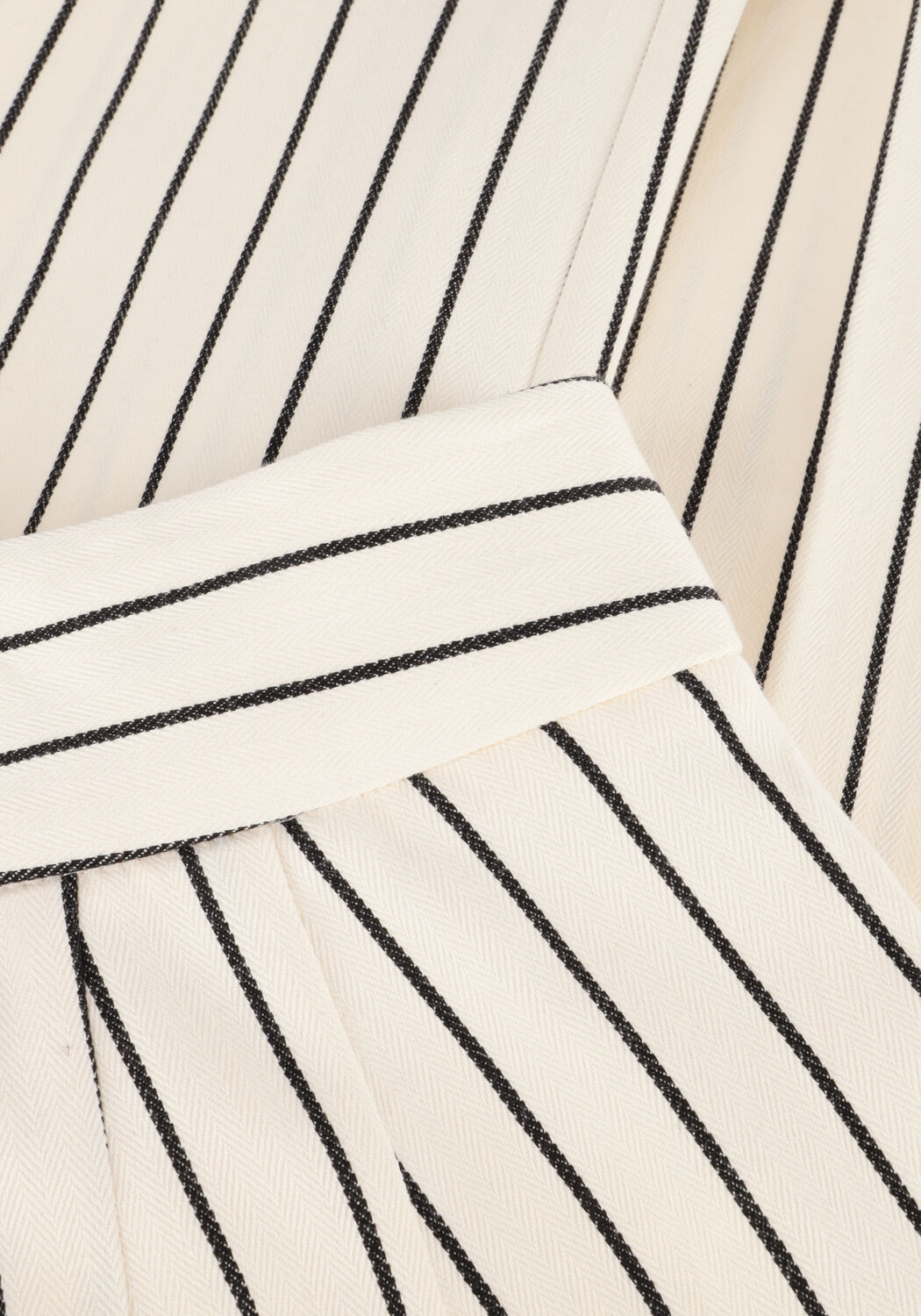 Gebroken wit AAIKO Pantalon SONJA STRIPE CO 570 - large