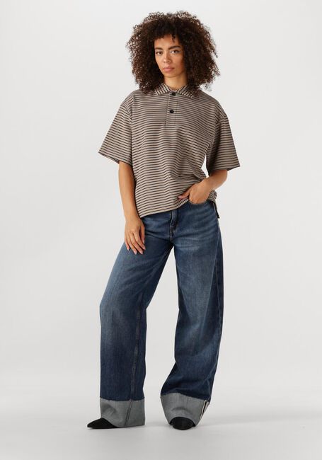 Bruine SECOND FEMALE T-shirt NORMAN SS POLO - large