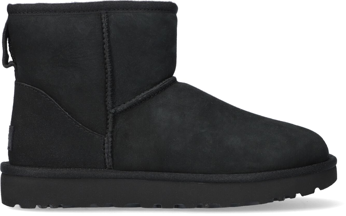 UGG Vachtlaarzen Dames W Classic Mini Ii, Maat: 36, Materiaal: Suède, Kleur: Zwart