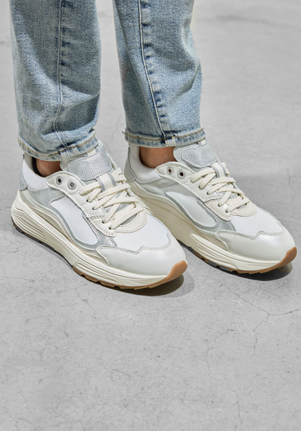 Witte XSENSIBLE Lage sneakers MILAU - large