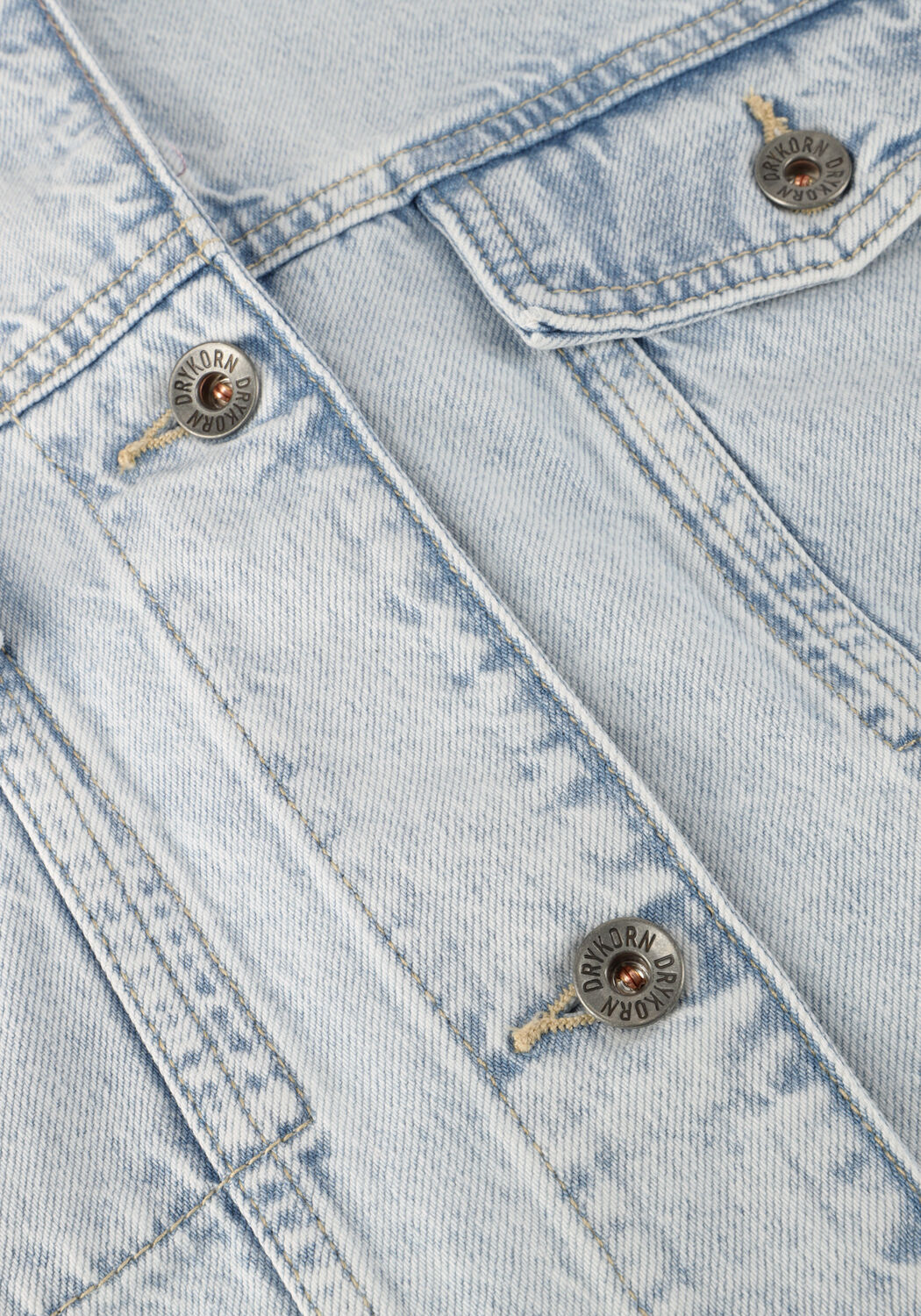 Lichtblauwe DRYKORN Spijkerjas HOLBROOKS - large