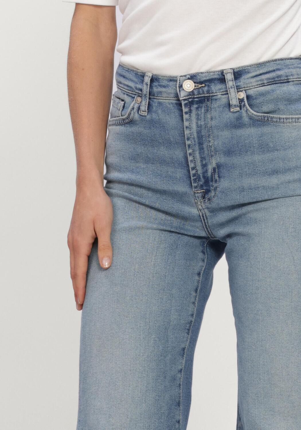 Blauwe 7 FOR ALL MANKIND Wide jeans MODERN DOJO AQUASHADE - large