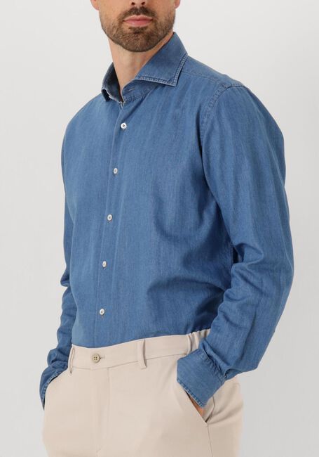 Blauwe XACUS Casual overhemd 91118 MOP721ML - large