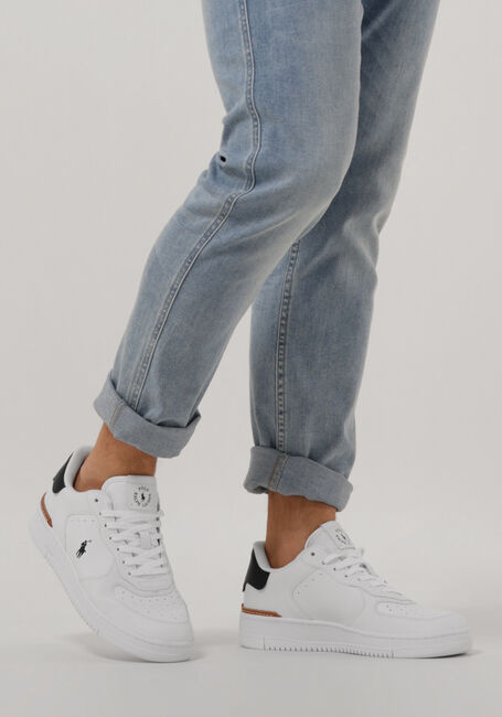 Witte POLO RALPH LAUREN Lage sneakers MASTERS COURT LOW TOP - large