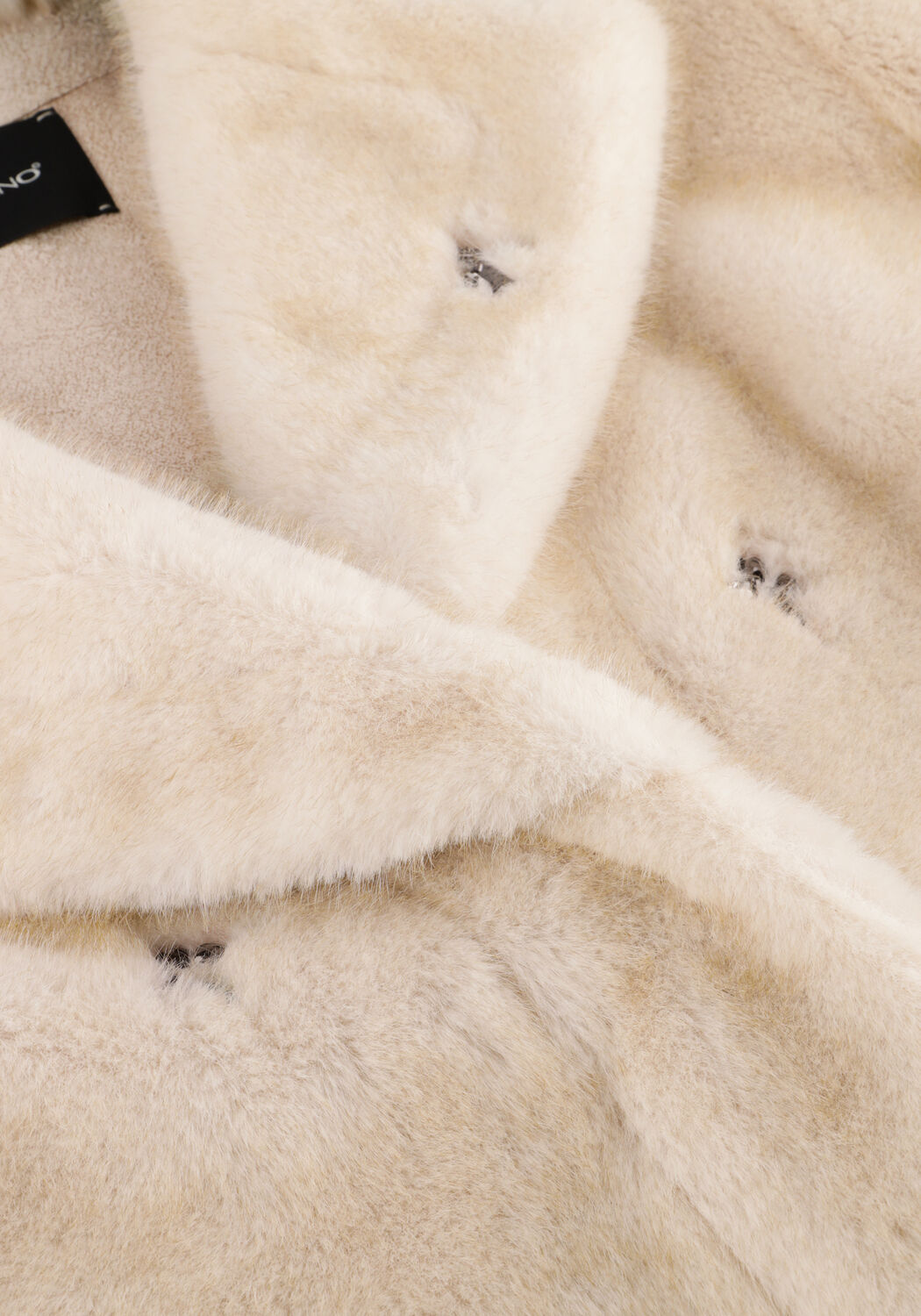 Creme LUISA CERANO Faux fur jas 428518/4191 - large