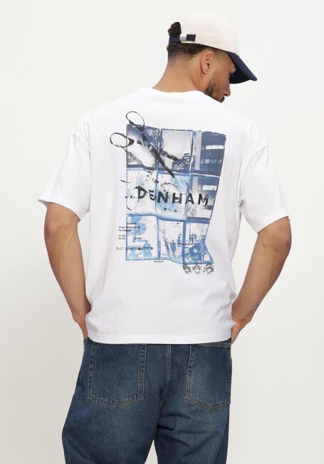 Witte DENHAM T-shirt FRAME - large