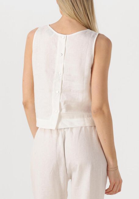 Witte RESORT FINEST Top CROP TOP LINEN - large