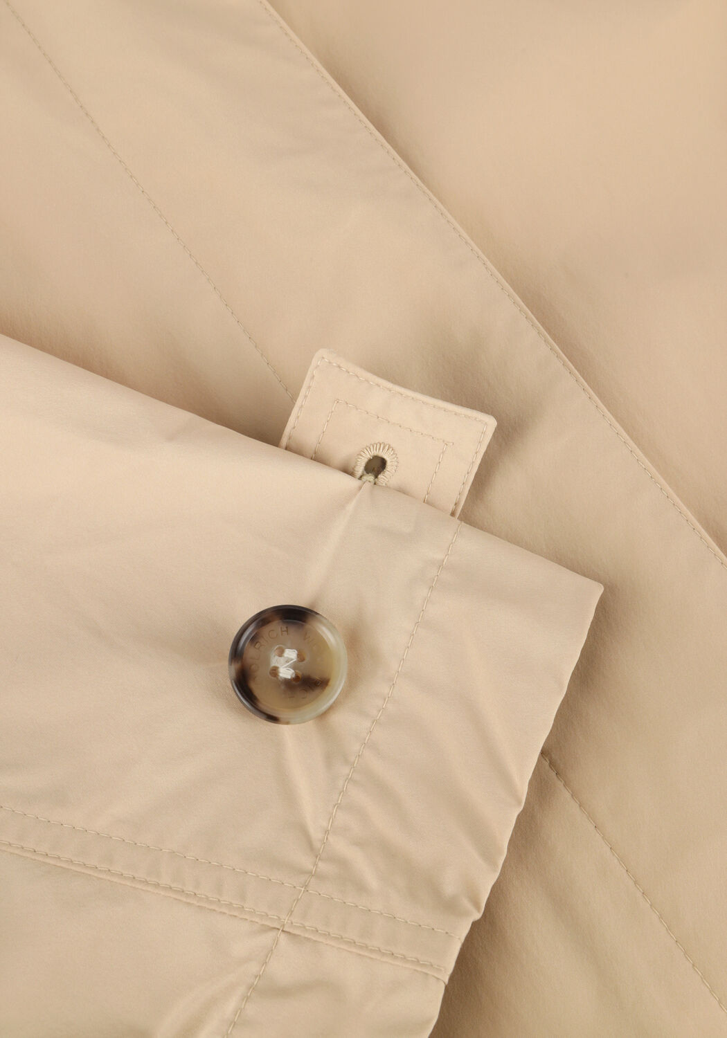 Beige WOOLRICH Parka's SUMMER TRENCH - large