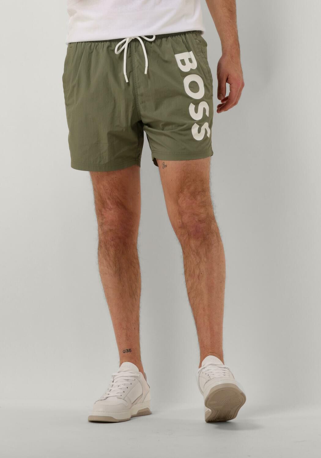 Boss Black Zwembroek Heren Octopus, Maat: XXL, Kleur: Groen