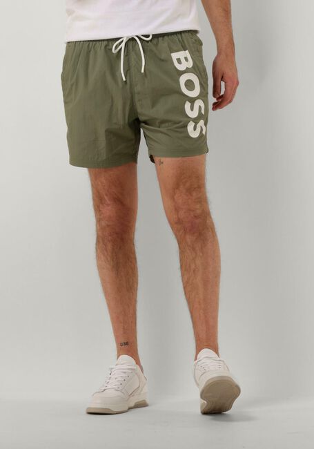 Groene BOSS BLACK Zwembroeken OCTOPUS - large