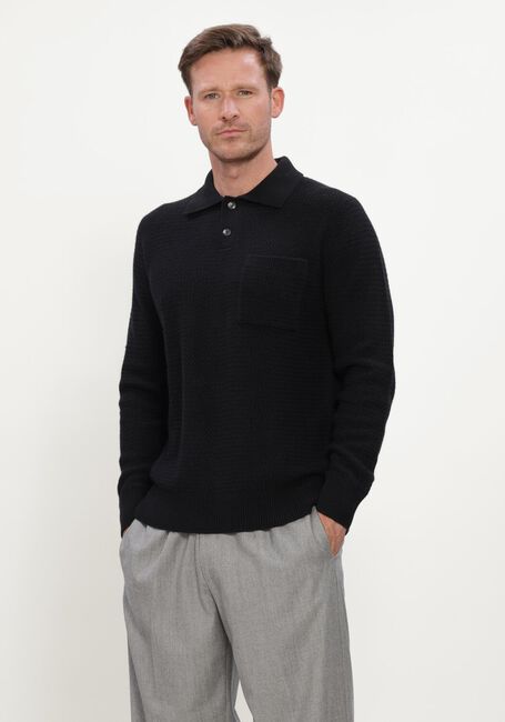 Zwarte FILIPPO DE LAURENTIIS Trui POLO ML - large
