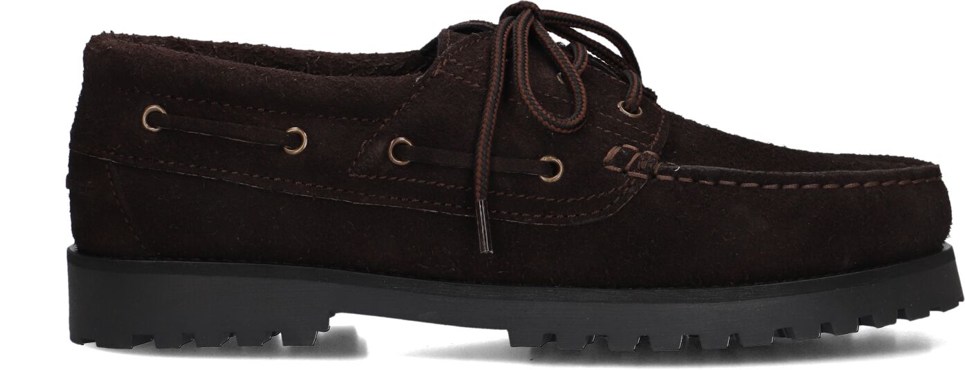 Les Deux Les Deux Veterschoenen Heren Hairy Suede Boatshoe