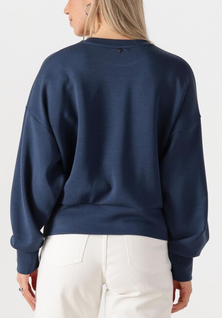 Donkerblauwe MOS MOSH Trui MMCELLI O-LS SWEATSHIRT - large
