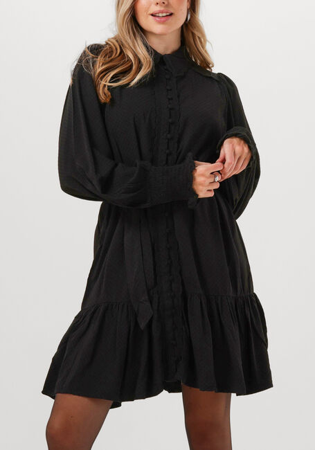 Zwarte Y.A.S. Mini jurk YASTILERA LS SHIRT DRESS - large
