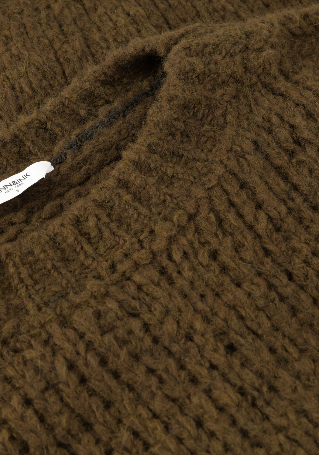 Groene PENN & INK Trui JUMPER W25L246 - large