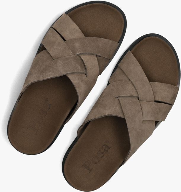 Bruine POSA Slippers SEA-SLIDE MISTO Bruine POSA Slippers SEA-SLIDE MISTO - large
