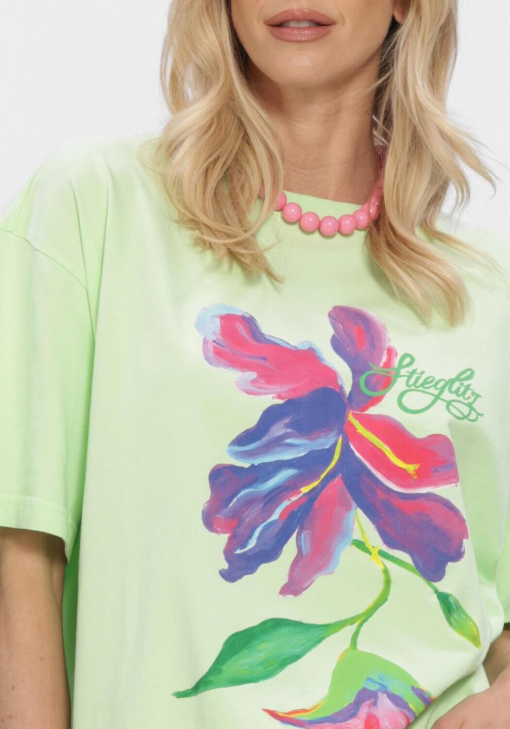 Groene STIEGLITZ Tops & T-shirts PHILO OVERSIZED T SHIRT - large