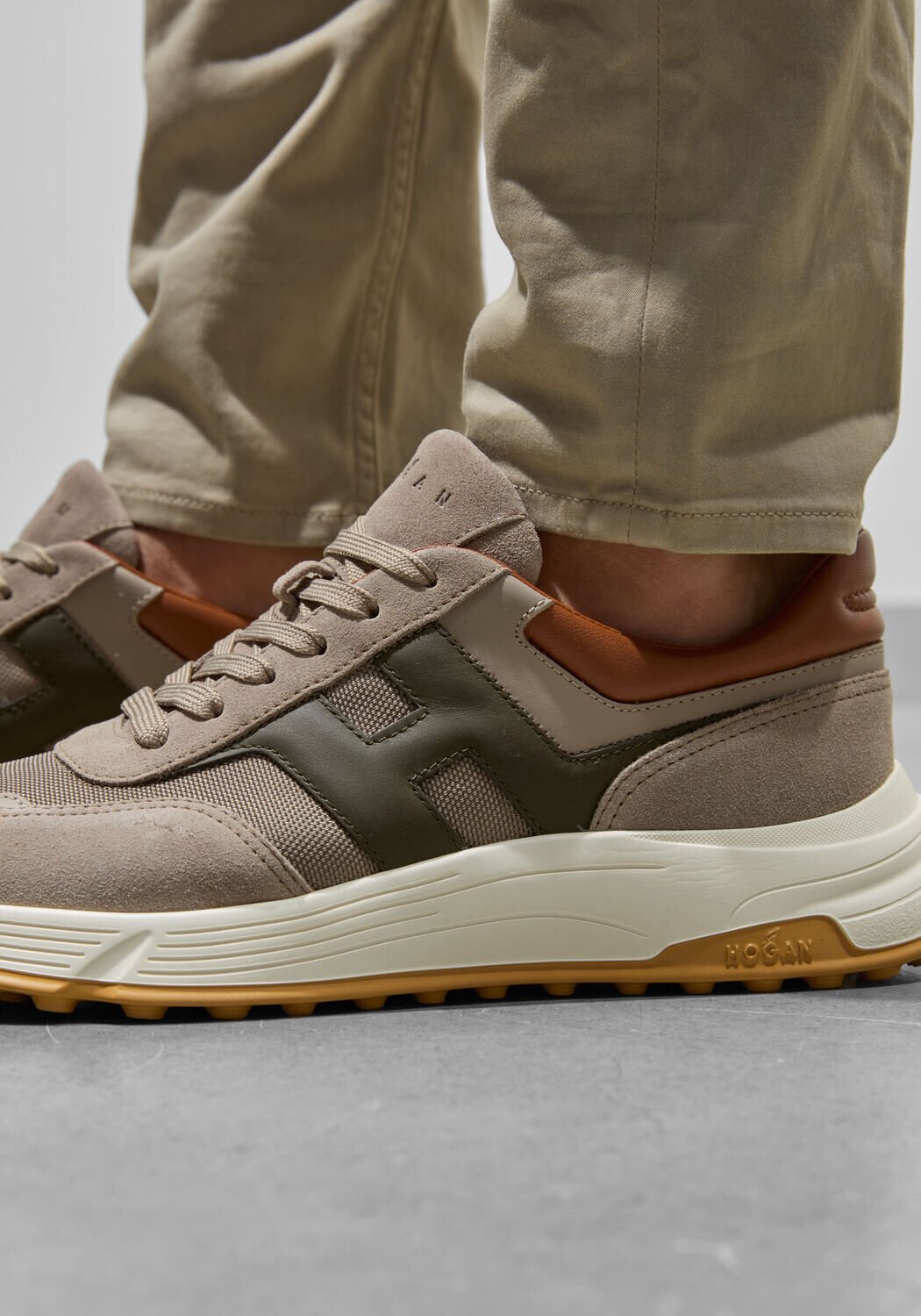 Beige HOGAN Lage sneakers HYPERLIGHT ALLAC NUOVA - large