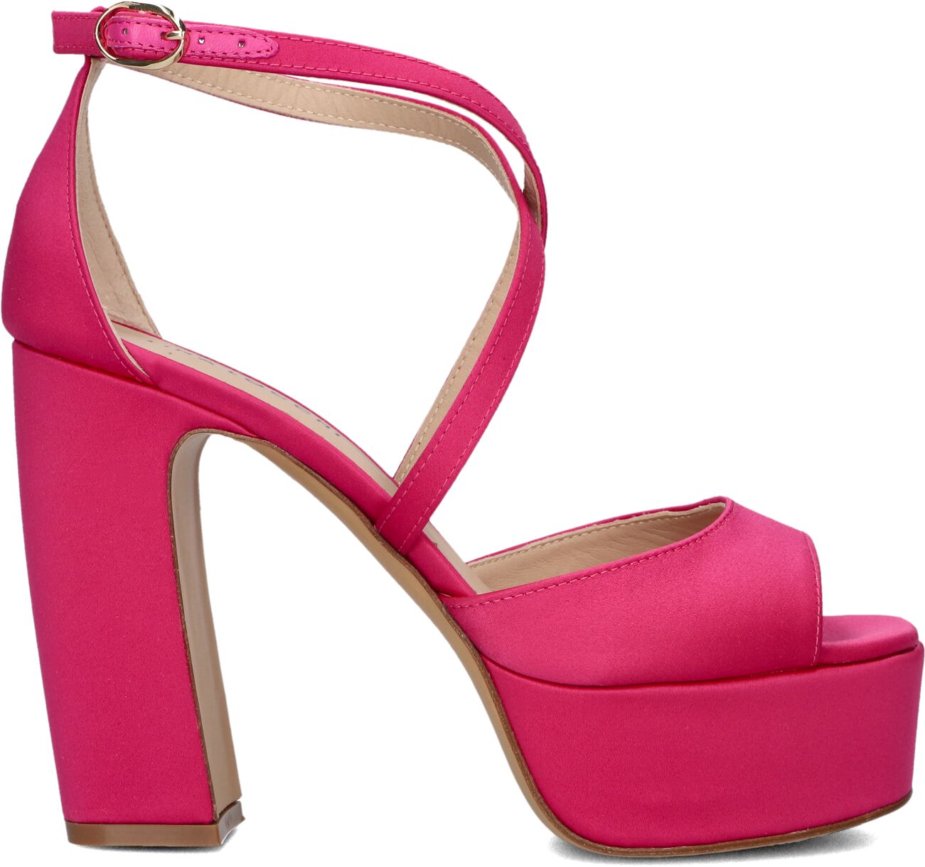 Lina Locchi Sandalen
Dames L1296, Maat: 40, Materiaal: Satijn, Kleur: Roze