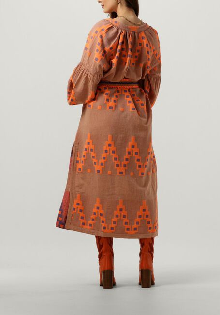Oranje DEVOTION Maxi jurk KORALI - large