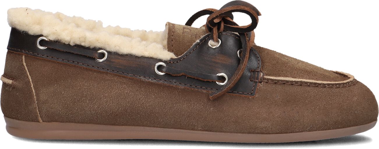 Posa Posa Loafers Dames Boat Loafer Brushed Fur