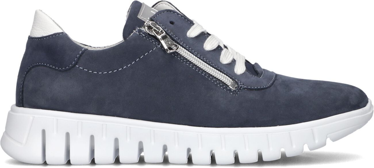 Waldläufer Lage Sneakers Dames 916001 Nub, Maat: 39,5, Materiaal: Nubuck, Kleur: Blauw