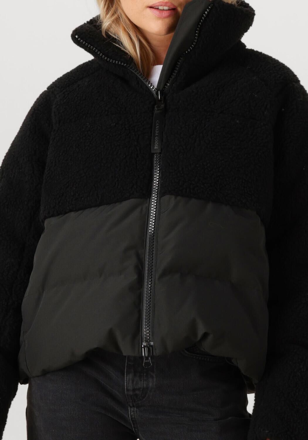 Zwarte CANADA GOOSE Teddy jas ELORA PUFFER BD 2609WB - large