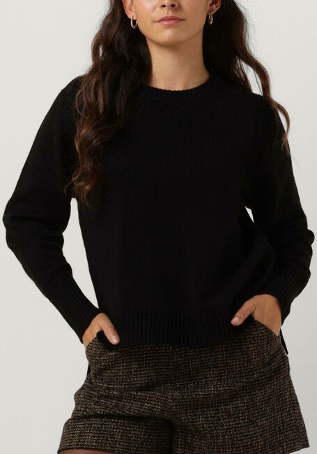 Zwarte CO'COUTURE Trui MERO O KNIT - large