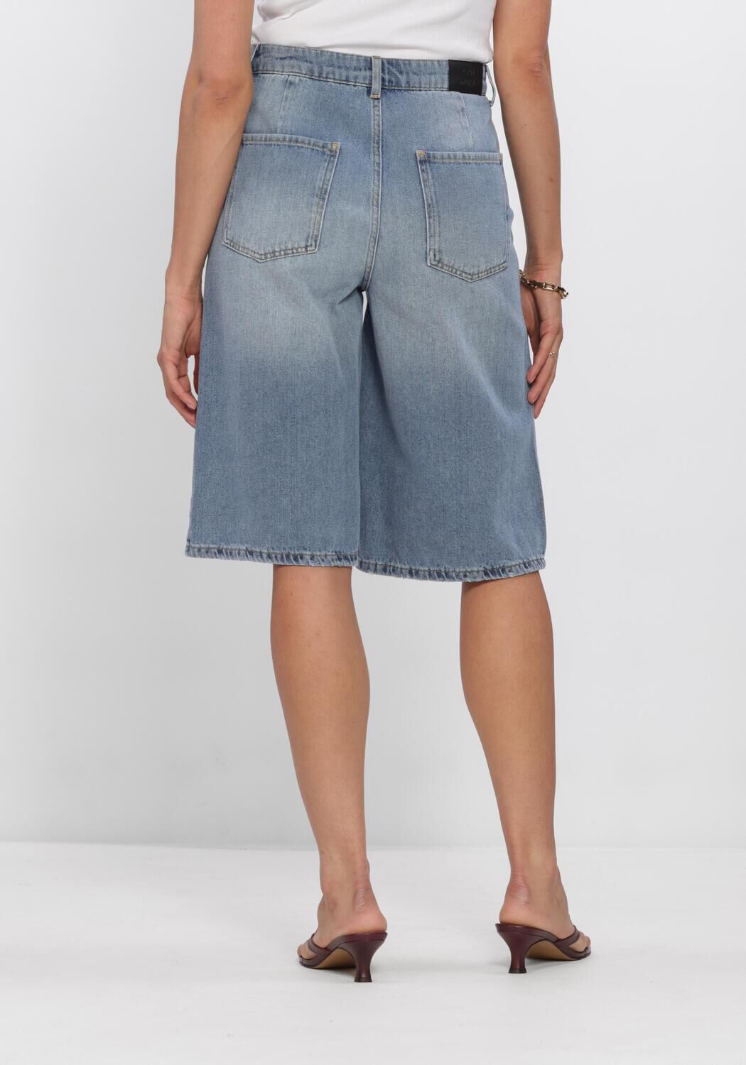 Blauwe COPENHAGEN MUSE Shorts CMANORA-BERMUDA - large