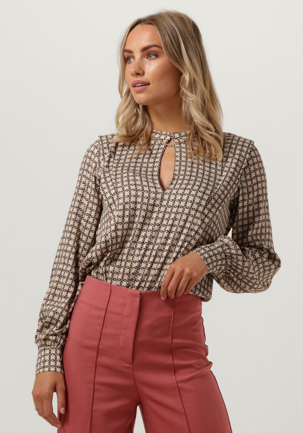 Dea Kudibal Blouse Dames Evelyn Ev, Maat: L, Kleur: Beige