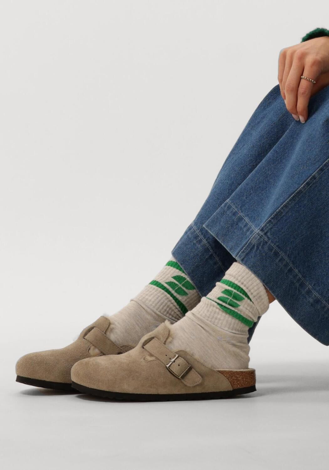 Taupe BIRKENSTOCK Instappers BOSTON W - large