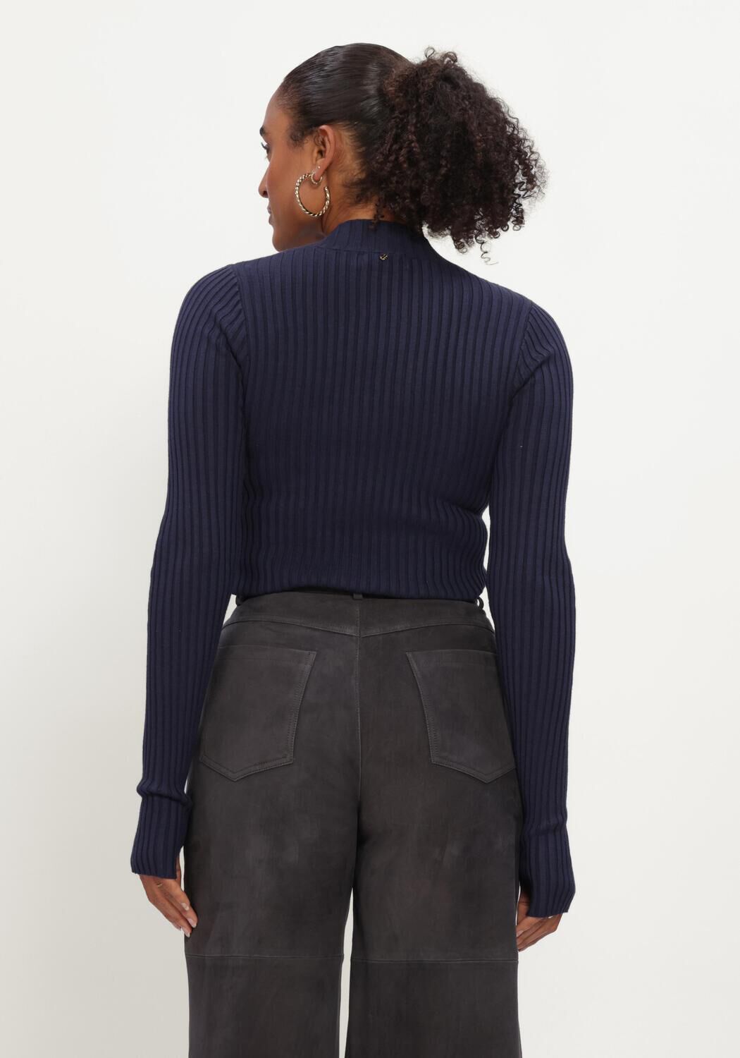 Donkerblauwe IBANA Truien/vesten KINZY - large