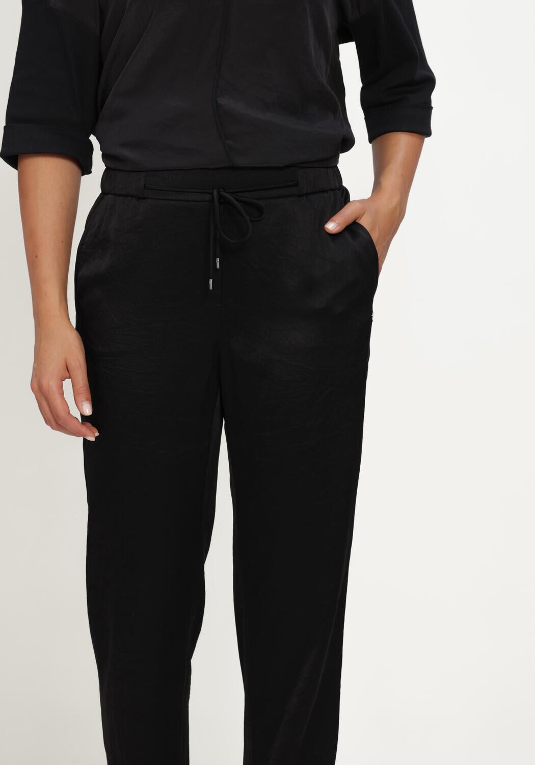 Zwarte MARC CAIN COLLECTION Pantalon PANTALON RHODOS - large