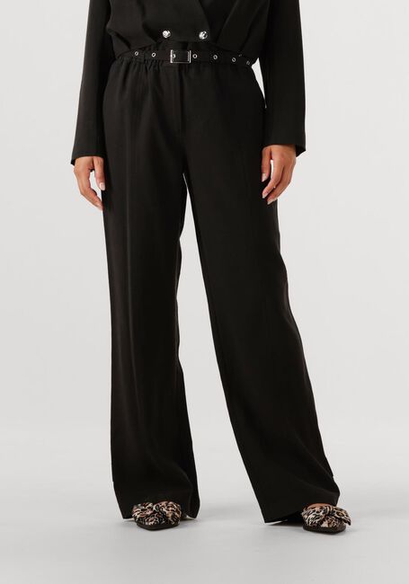 Zwarte DANTE6 Pantalon TYLER BELTED ADJUSTABLE PANTS - large