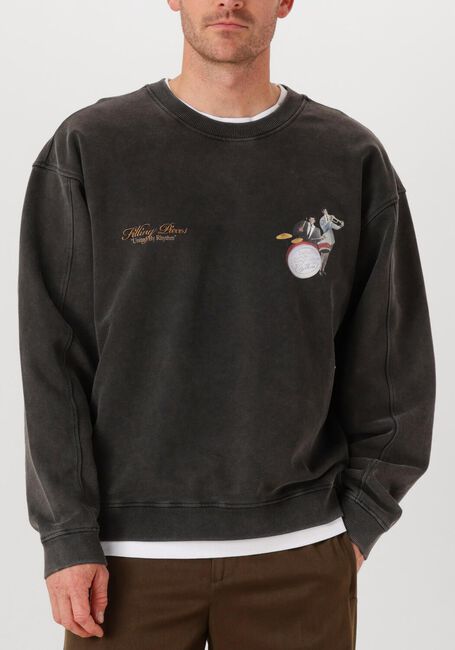 Grijze FILLING PIECES Sweater SWEATSHIRT BAND - large