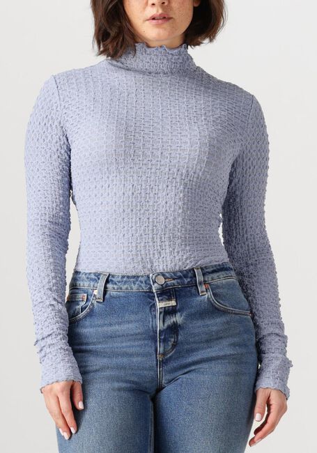 Blauwe DANTE6 Trui ZANE STRUCTURED LAYERING TOP - large
